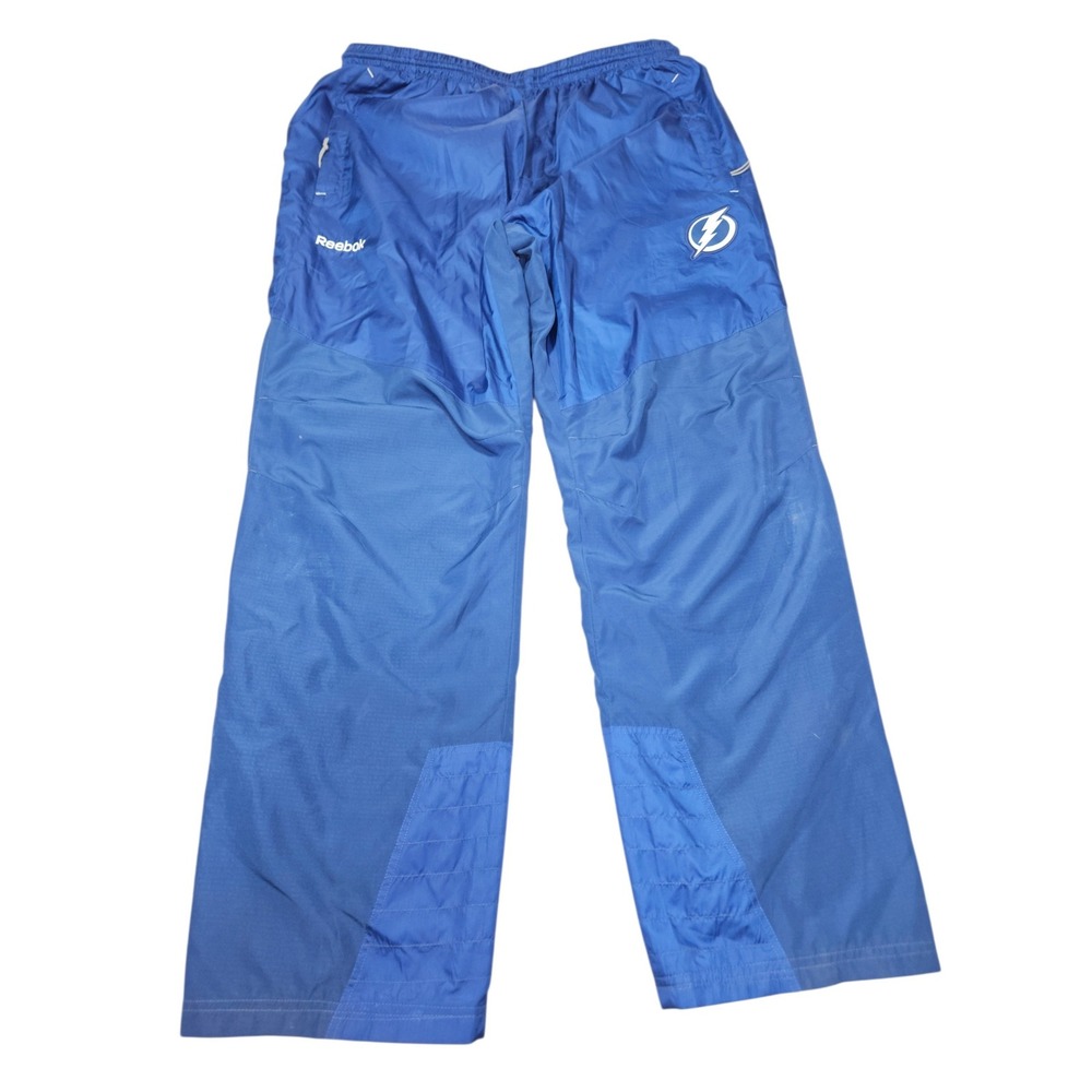 Reebok 2016 NHL Tampa Bay Lightning Center Ice Warmup Pants Blue Sz XL